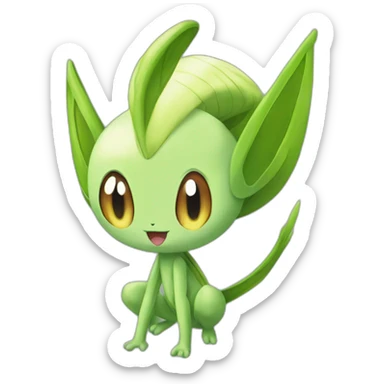 celebi pokemoon sticker