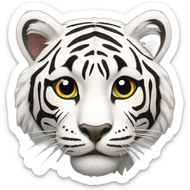 Tigre blanc sticker