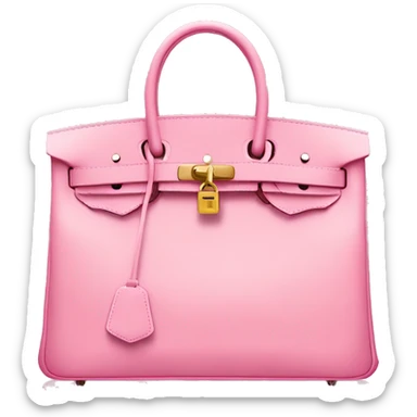 Birkin bag pink sticker