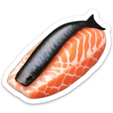 salmon nigiri sticker
