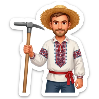 ukrainian farmer sticker