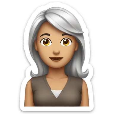 saludos mujer sticker