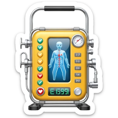 medical life support apparatus sticker