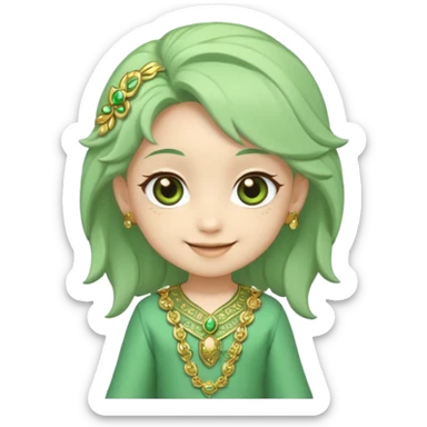 i want to create an emoji of paisa from league of legends with the chibi style sticker