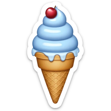 Ice cream but its have a hand sticker