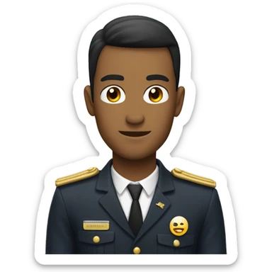 Persona con brazos entrecruzados sticker