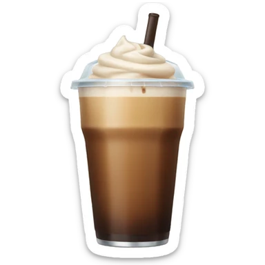 Ice coffee sticker