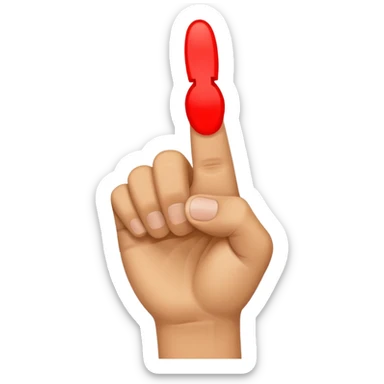 I said middle finger sticker