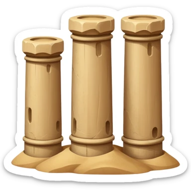 Sand Pillars sticker