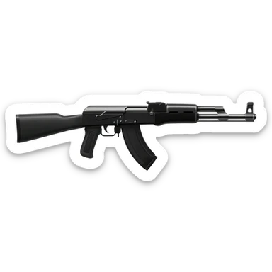 made an ak 47 emoji sticker