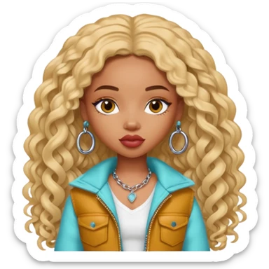 sza, pretty bratz baddie sticker