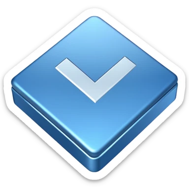 can u make roblox blue square checkmark and square should be tilted to  sticker