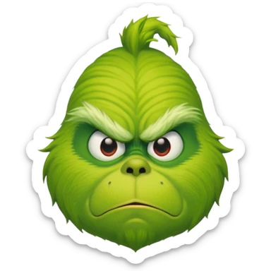 Grinch sticker