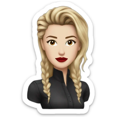 amber heard sticker
