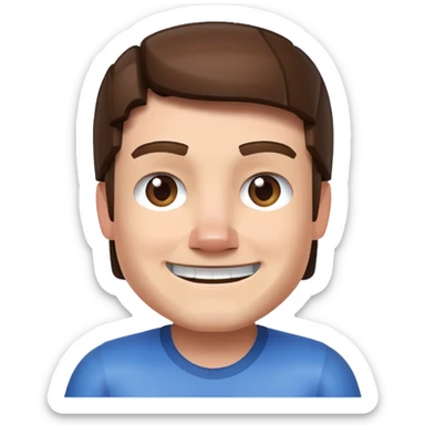 Steve from A Minecraft Movie sticker