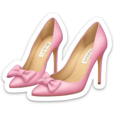 Pink valentino shoes sticker