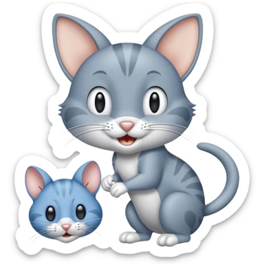 Tom and jerry sticker