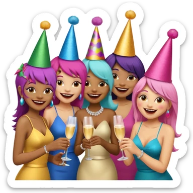 Make a women laughing women troll laughing sticker