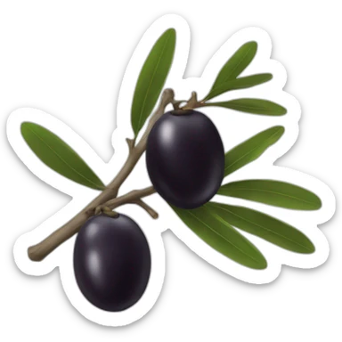 black olive sticker