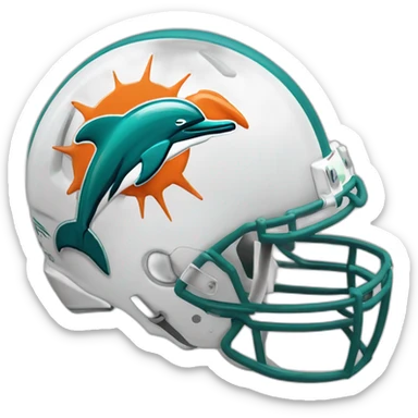 Miami Dolphins NFL sticker