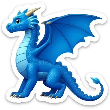 Dragao azul 🐉 sticker