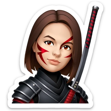 Shadow Samurai sticker
