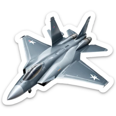 Sukhoi su-57 jet sticker