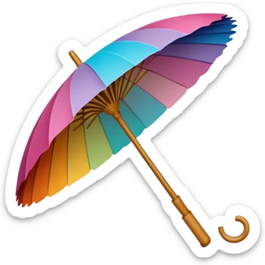 Ombrelle japonaise sticker