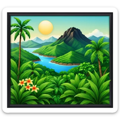 Because we love nature venezuela sticker