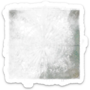 Inlay mosaic glass window sticker