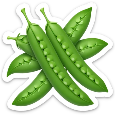 Snow Peas sticker