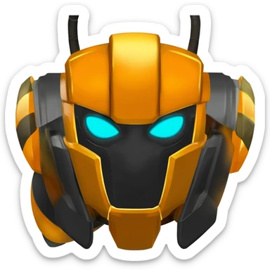 Bumblebee transformers sticker