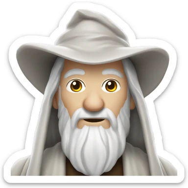 Gandalf the white sticker