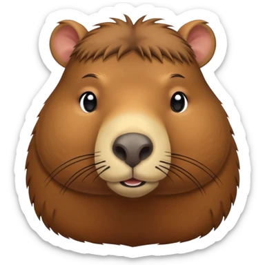 Capybara sticker