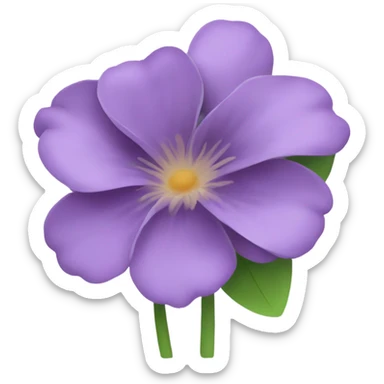 purple flower with many petals sticker