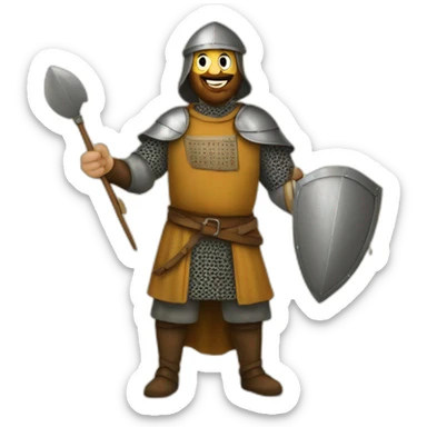 medieval Festival Organizer in action, organizing sticker