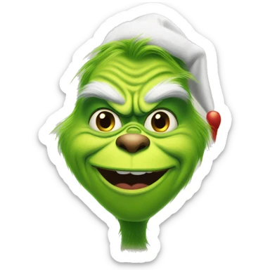 grinch sticker