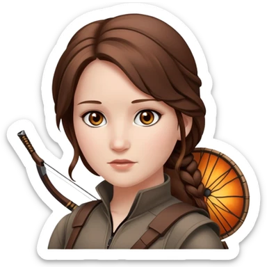 katniss everdeen sticker