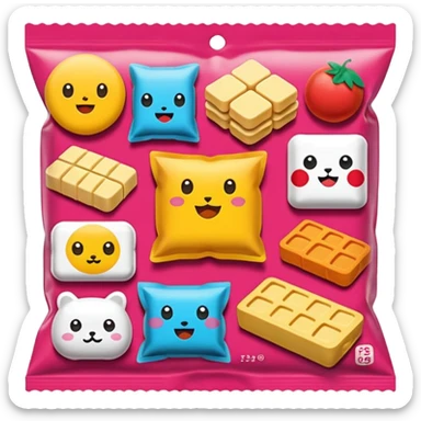 japan packaged snacks  sticker