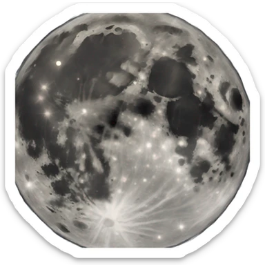 moon sticker