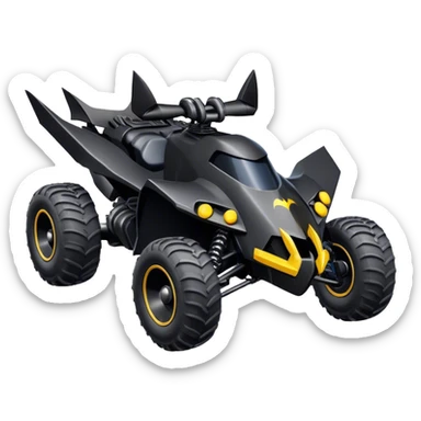 batmobile atv raptor 700 sticker
