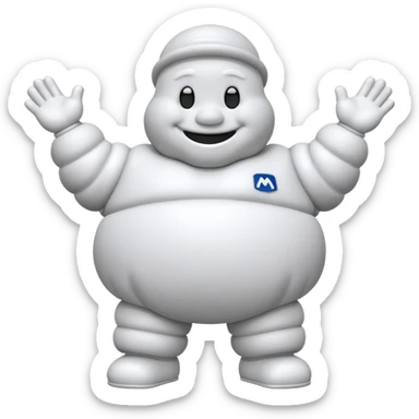 michelin mascot sticker