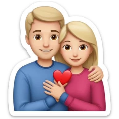 valentines day cuople sticker