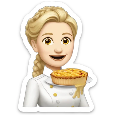 Tymoshenko eat McDonald's pie sticker