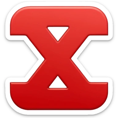 red minus symbol sticker