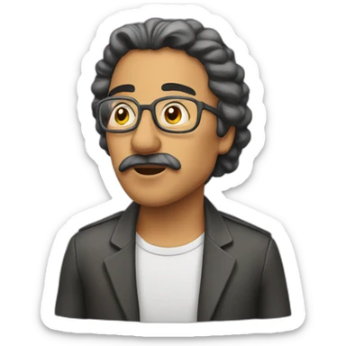 Tunisien qui fume sticker