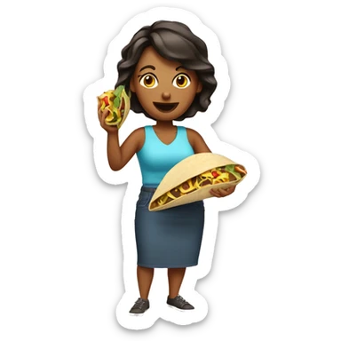 Mommy made tacos! sticker