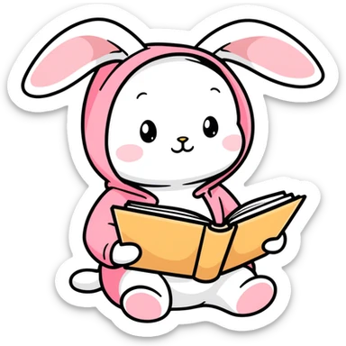 My Melody reading books  sticker
