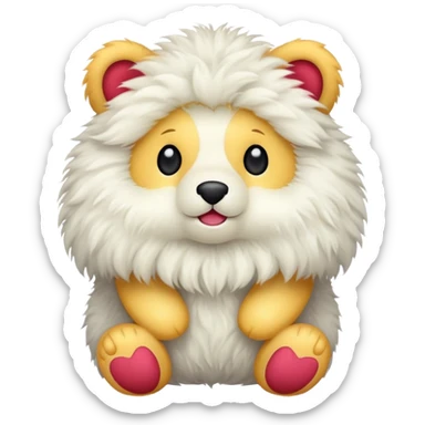 stuffed animal sticker