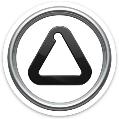 the classic fast forward emoji ⏩  in black and white sticker